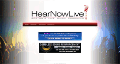 Desktop Screenshot of hearnowlive.com